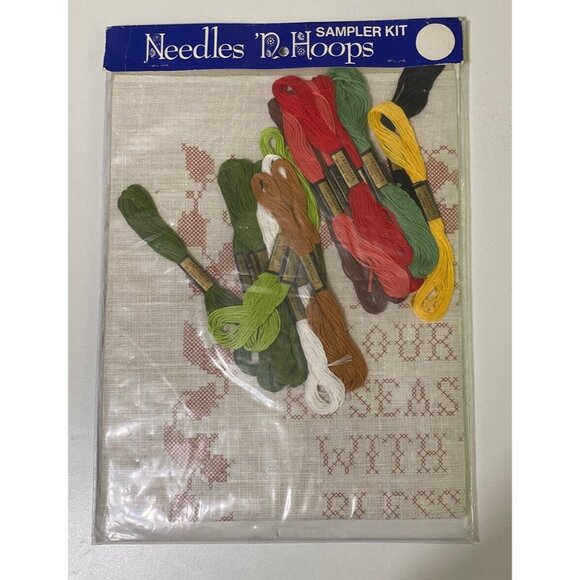 Award Winning Needlework By Needles 'n Hoops No. 251 Blessing Sampler New Sealed - Picture 3 of 3